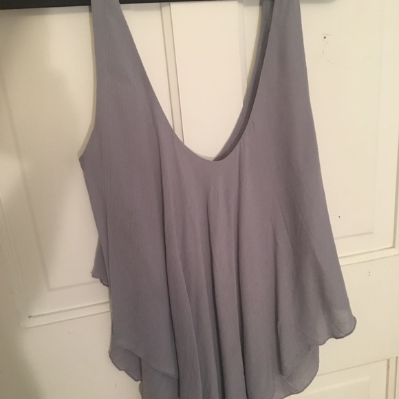Blue Flow Free People Tank Top - Picture 2 of 2